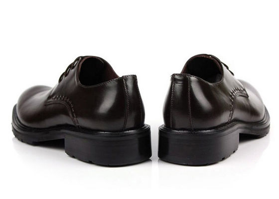 Calzado hecho a mano, hombre, encaje negro, zapatos cómodos con plataformas gruesas.