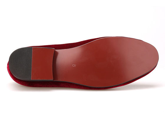 OEM Mujeres Loafers de terciopelo Brodados zapatos planos y casuales Calzado masculino para la fiesta