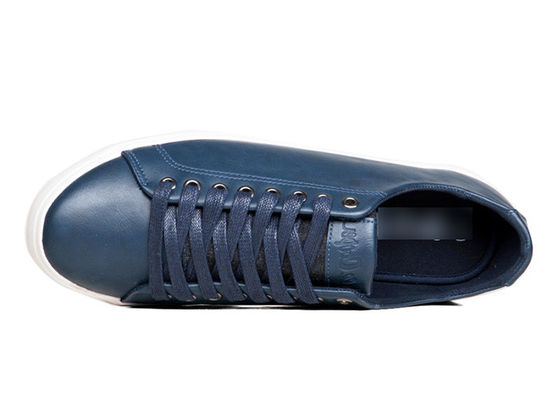 Clásico calzado casual masculino, calzado de cuero transpirable.