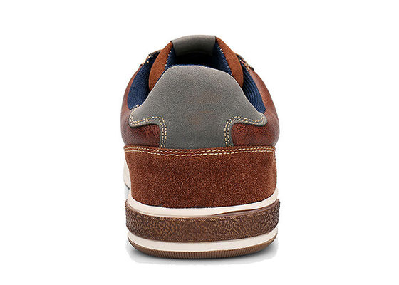 Los hombres de costura de cuero Los cordones de las zapatillas Casual Los hombres deslizan en los zapatos de Oxford para el verano