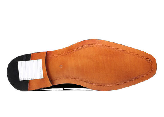 Pie redondo hombre zapatos de vestido negro, zapatos de diseñador de moda para hombres