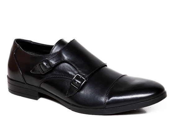 Zapatos de hombre con doble correa Zapatos con correa de monje de piel italiana
