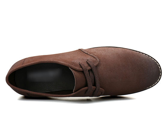 Calzado de cuero con tacón bajo para hombres Calzado casual confortable de casaco superior para hombres Calzado casual Oxford