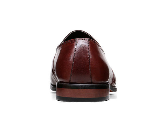 Clásico Mujeres Loafers de cuero Coser zapatos de vestido de cuero hechos a mano para banquete