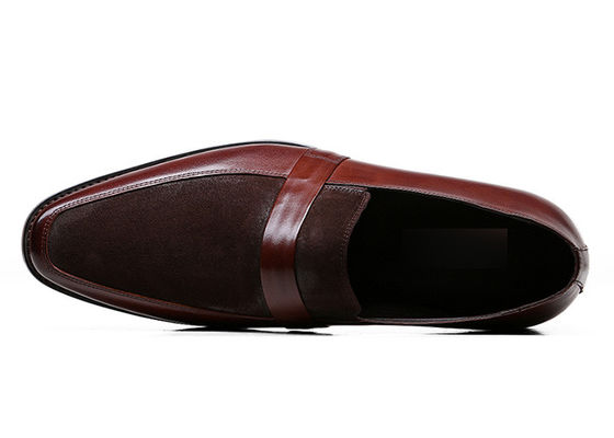 Clásico Mujeres Loafers de cuero Coser zapatos de vestido de cuero hechos a mano para banquete