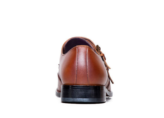 Zapatos de hombre de Goodyear, zapatos hechos a mano con correas dobles.
