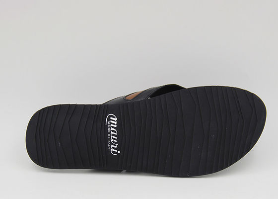 Calcetines de cuero para hombres confortable calcetines negros para el hogar
