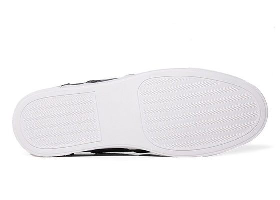 Camisetas confortables para hombres zapatillas de deporte con cordones negras de PU zapatillas de hombre con cordones de cuero zapatillas de deporte de Brogue