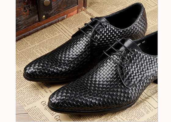 Calzado de vestir borgoña masculino Vintage italiano Goodyear Welted Calzado de cuero de grano completo