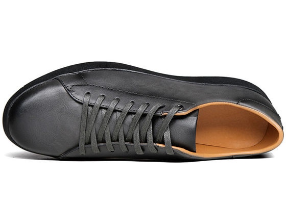 Primavera / Otoño Mujeres zapatillas de tenis de cuero con cordones Tendencia de moda zapatillas de moda para caminar Mujeres zapatillas de deporte