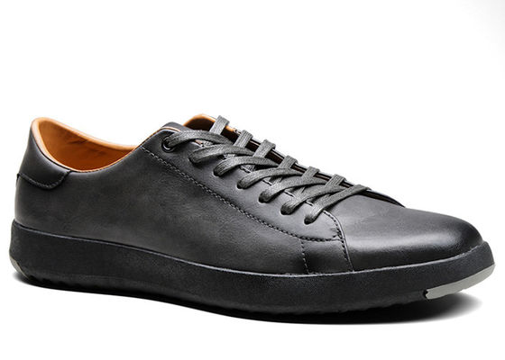 Primavera / Otoño Mujeres zapatillas de tenis de cuero con cordones Tendencia de moda zapatillas de moda para caminar Mujeres zapatillas de deporte