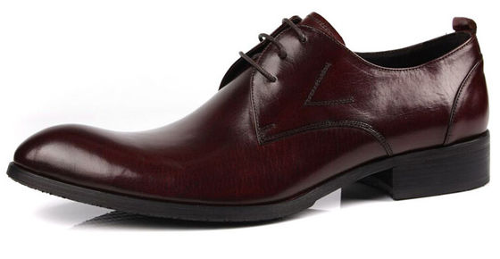 Café / Negro / Marrón vestido de novia de hombre zapatos de hombre quemado zapatos de punta