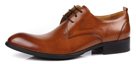 Café / Negro / Marrón vestido de novia de hombre zapatos de hombre quemado zapatos de punta