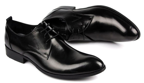 Café / Negro / Marrón vestido de novia de hombre zapatos de hombre quemado zapatos de punta