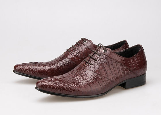 100% de cuero genuino para el vestido de novia de hombre zapatos duraderos de cuero Goodyear zapatos de cuero con rosca
