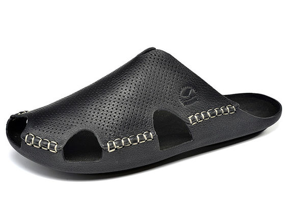 Diario de ocio de los hombres zapatillas de cuero Flip Flops de los hombres Sandalias y zapatillas