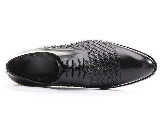 Negocios BV Oxford, zapatos de vestir casual para hombres, zapatos negros de encaje para la fiesta.