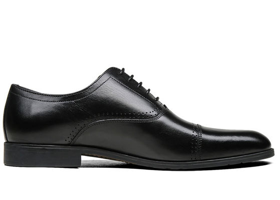 Calzado de vestir de hombre de cuero de Oxford, lujoso zapatos de Derby con cordones para hombres.
