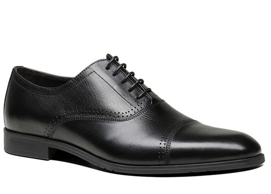 Calzado de vestir de hombre de cuero de Oxford, lujoso zapatos de Derby con cordones para hombres.