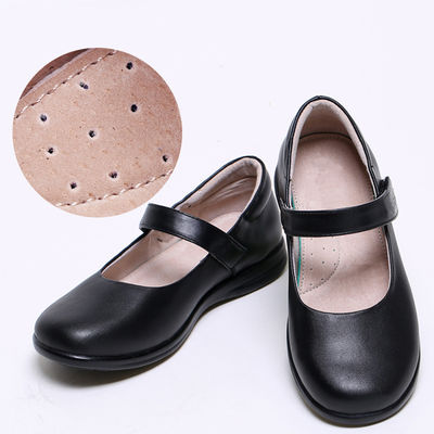 Confortables zapatos infantiles Mary Jane de cuero para primavera / otoño