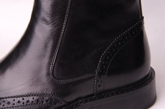 Botas de combate de hombre de cuero botas de vestido de diseñador Web High Top Men Botas de combate de tobillo