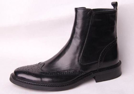 Botas de combate de hombre de cuero botas de vestido de diseñador Web High Top Men Botas de combate de tobillo