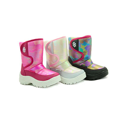 Invierno cálido de las mujeres de cuero genuino Antiderrapante botas de tobillo a prueba de agua