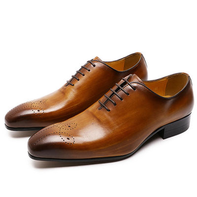 Retro Vintage, zapatos de vestir de cuero para hombres, zapatos de cuero para hombres, zapatos de brogue.