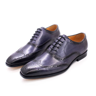 Moda de cuero genuino para hombres zapatos, vestidos formales para adultos zapatos para hombres