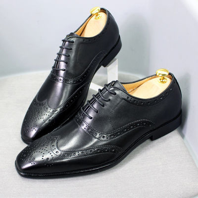 Moda de cuero genuino para hombres zapatos, vestidos formales para adultos zapatos para hombres