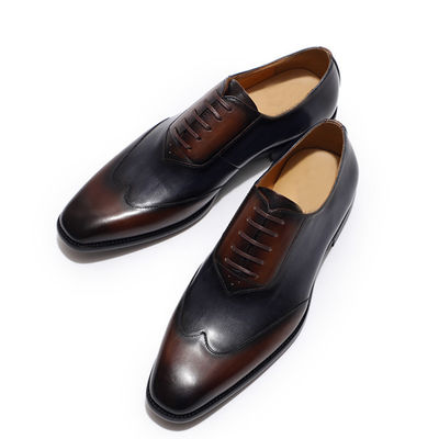Sapatos de hombre con tacones bajos Sapatos de hombre con tacones bajos Goodyear Welted