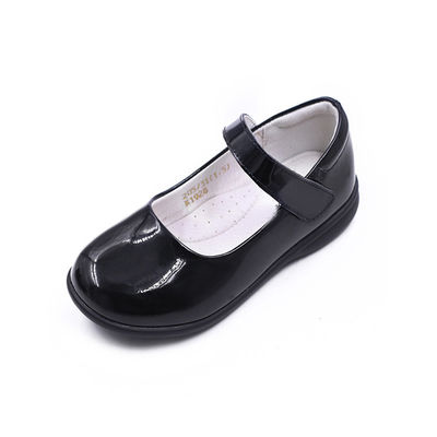 Zapatos escolares de cuero unisex de tacón plano zapatos de cuero Mary Jane personalizados