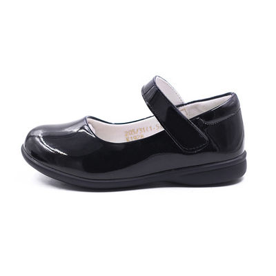 Zapatos escolares de cuero unisex de tacón plano zapatos de cuero Mary Jane personalizados