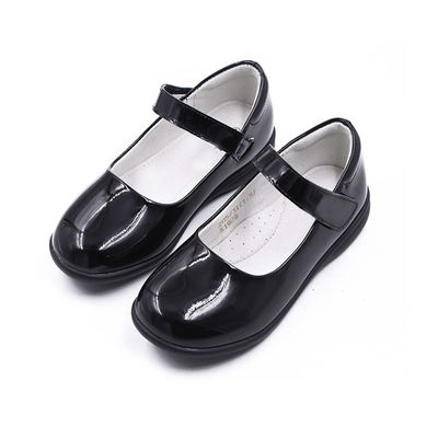 Zapatos escolares de cuero unisex de tacón plano zapatos de cuero Mary Jane personalizados