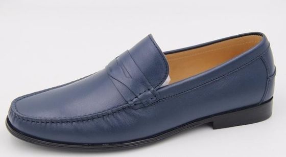 Vestido Moc Hombres Pantalones De Cuero Holton Penny Loafer Muestra Disponible