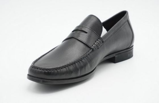 Vestido Moc Hombres Pantalones De Cuero Holton Penny Loafer Muestra Disponible