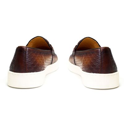 Mujeres de todas las estaciones Slip On Sneakers De cuero genuino Botas planas para el ocio
