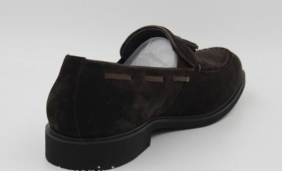 Sapatillas de ropa casual de estilo italiano de marca personalizada de vaca blanda de casaco de terciopelo de cuero