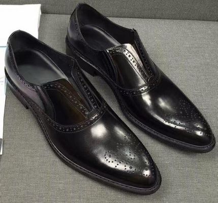 Broguing Pointed - End Slip On Men's Formal Dress Shoes / Work Carving Dress Shoes (Sapatos de trabajo de tallado)