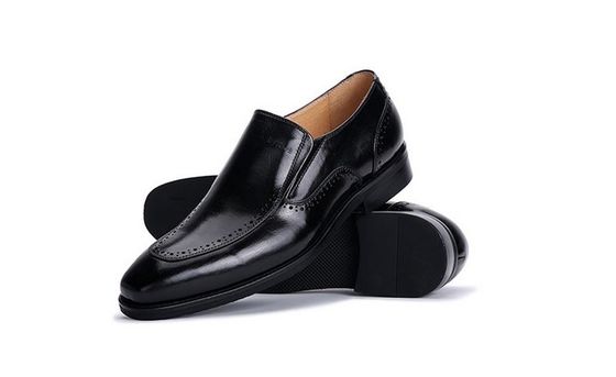 Slip On Brogue Hombres vestido de cuero zapatos Loafers patrón de cocodrilo para la oficina