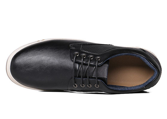 Clásico diseño de cordones para hombres zapatos planos, zapatillas deportivas
