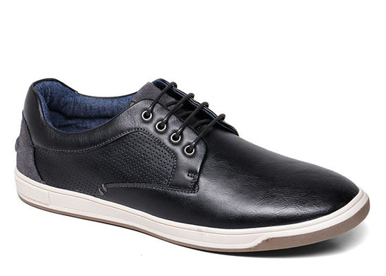 Clásico diseño de cordones para hombres zapatos planos, zapatillas deportivas