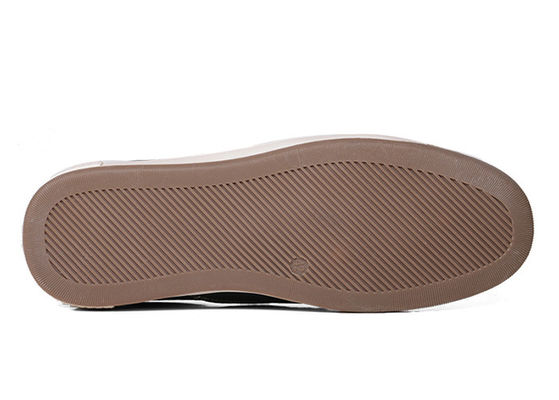 Clásico diseño de cordones para hombres zapatos planos, zapatillas deportivas