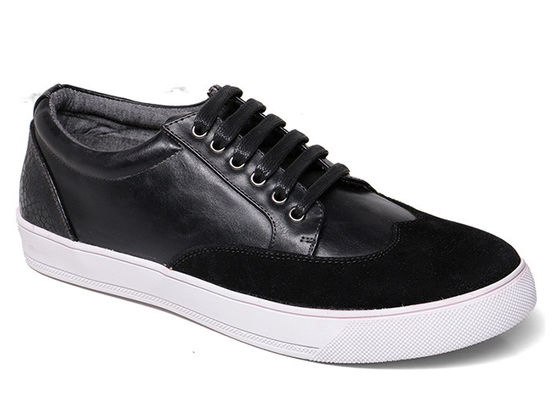 Enlace Linling Caminando Enlace hasta hombres zapatos de suela plana zapatos casuales Sneakers PU superior