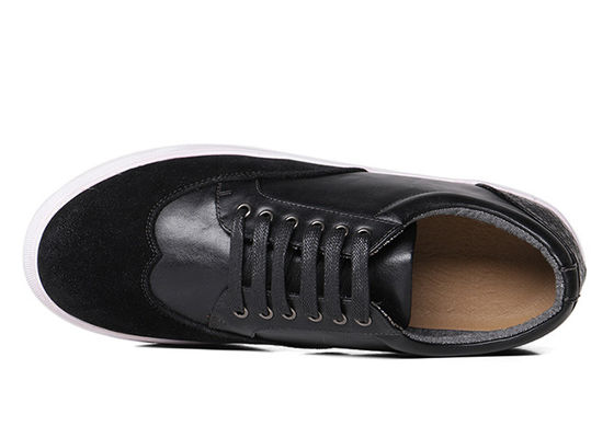 Enlace Linling Caminando Enlace hasta hombres zapatos de suela plana zapatos casuales Sneakers PU superior