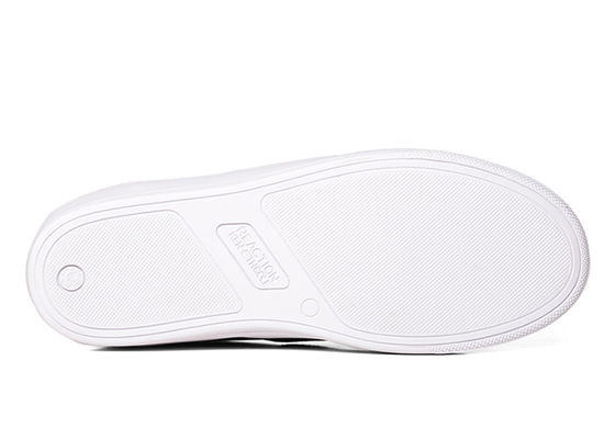 Enlace Linling Caminando Enlace hasta hombres zapatos de suela plana zapatos casuales Sneakers PU superior
