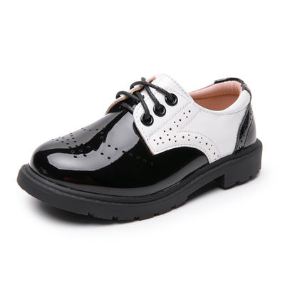 Zapatos escolares de cuero para todas las estaciones con forro de cuero Confort y estilo