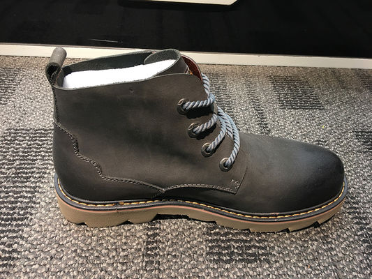 Botas de hombre de cuero genuino, Brown Martin estilo botas para negocios