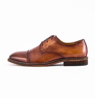 Ropa de novia de hombre impermeable zapatos de cordón hasta el talón plano rayado