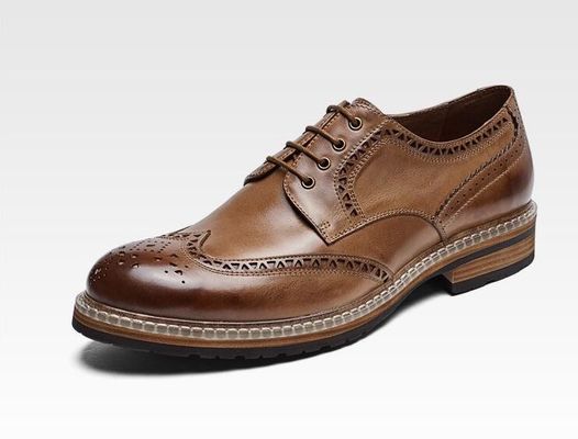 Calzado de novia de hombre de cuero original Calzado de cuero casual de hombre hecho a mano